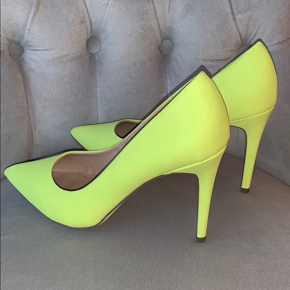 neon stilettos